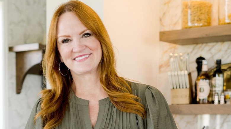Ree Drummond standing in kitchen