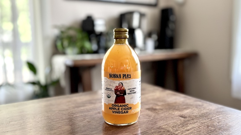 Nonna Pia's Apple Cider Vinegar bottle
