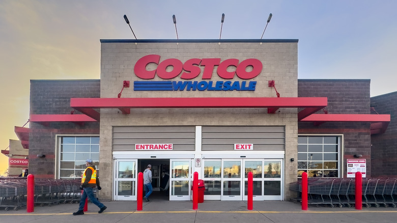The exterior of a Costco Wholesale store