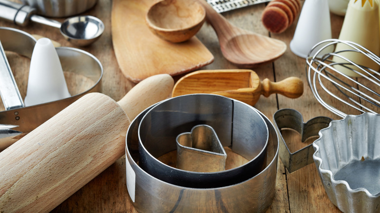 Assorted baking equipment