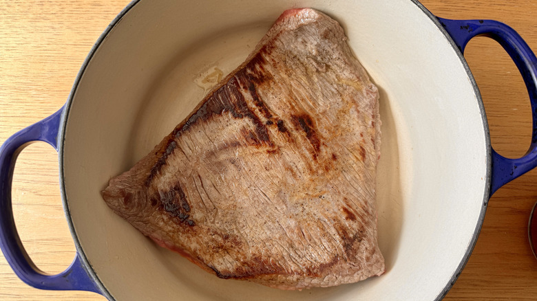 Brisket in Dutch oven
