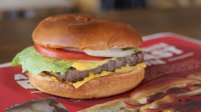 Dave's Single cheeseburger from Wendy's